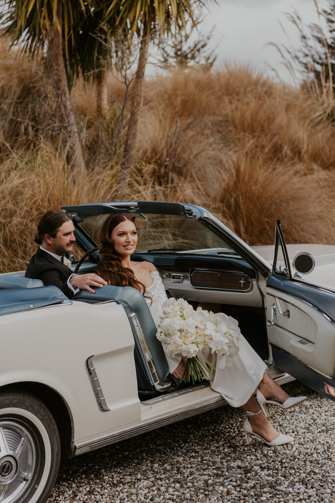 Slay My Day weddings and events directory New Zealand - Muzz and Molly classic car hire Queenstown