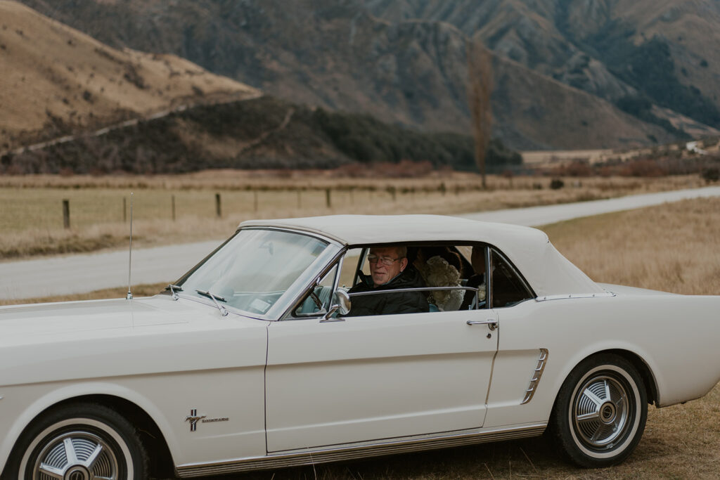Slay My Day weddings and events directory New Zealand - Muzz and Molly classic car hire Queenstown
