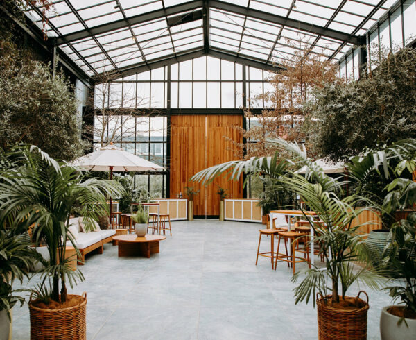 The Glasshouse Spring Cocktail Wedding