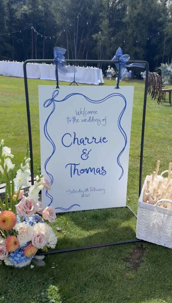 Slay My Day weddings and events directory New Zealand - Spearmint Signage - wedding signs