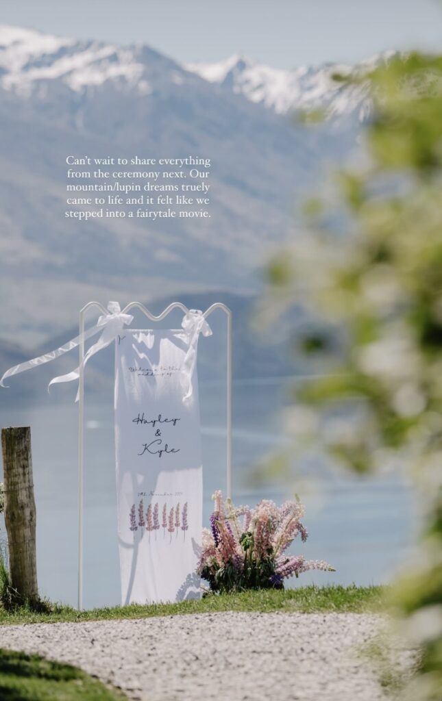 Slay My Day weddings and events directory New Zealand - Spearmint Signage - wedding signs