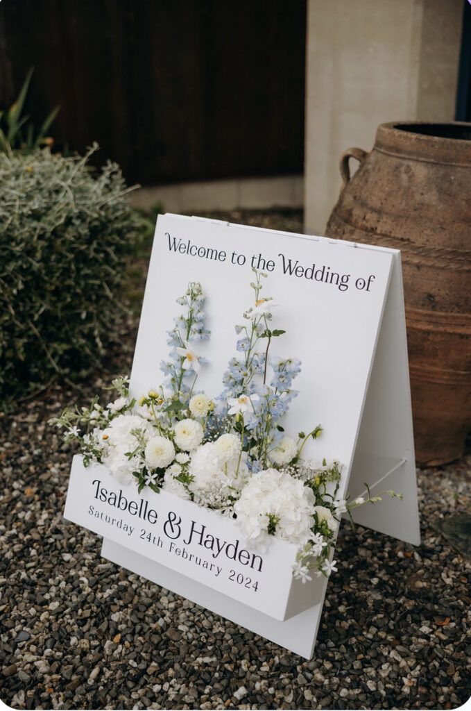 Slay My Day weddings and events directory New Zealand - Spearmint Signage - wedding signs